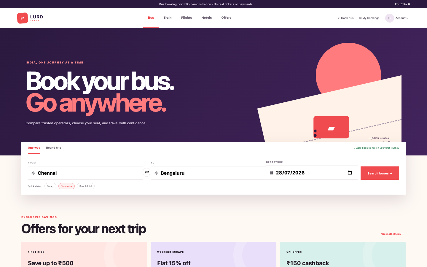 LURD Bus interface preview